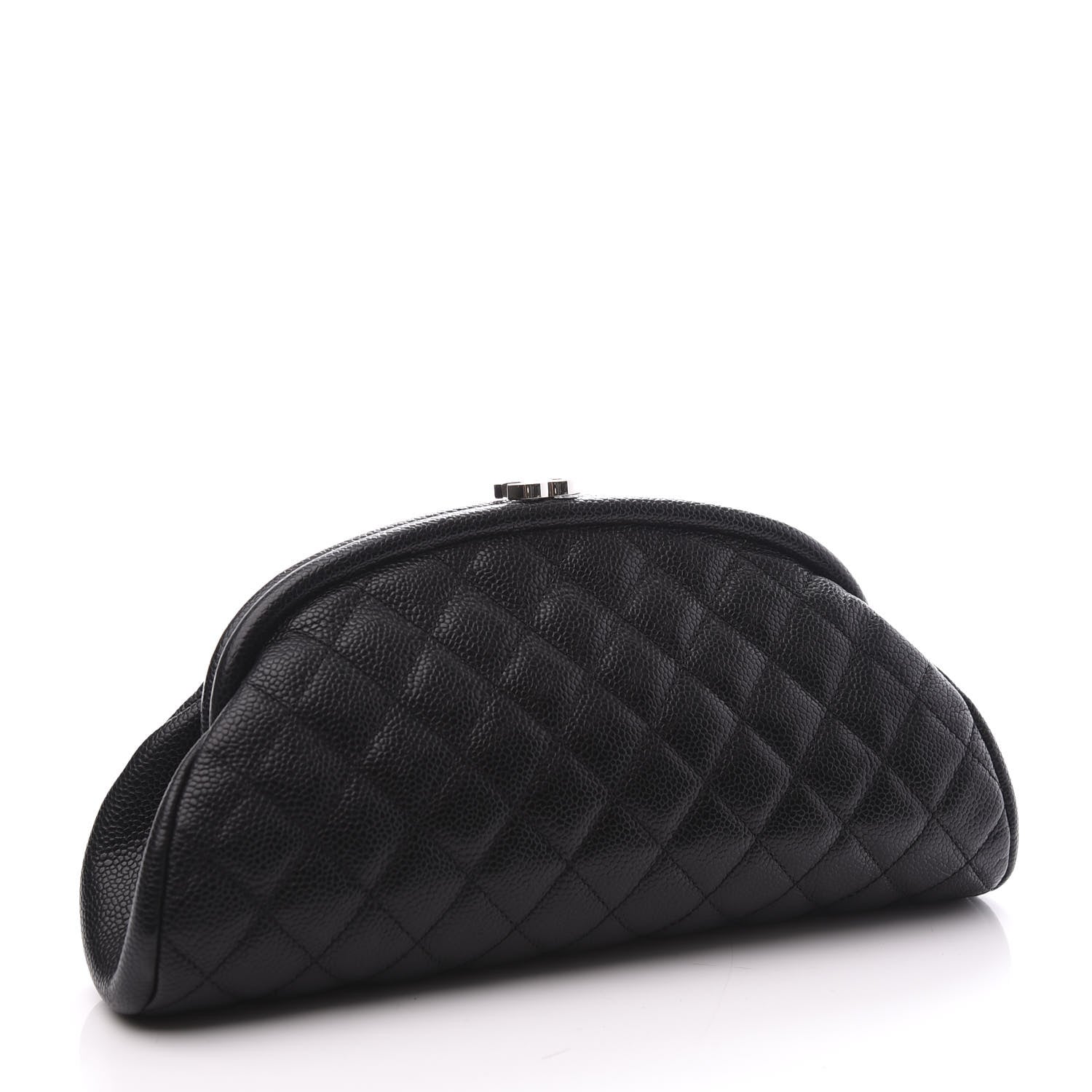 Chanel Caviar Quilted Timeless Clutch Black 2 of 9