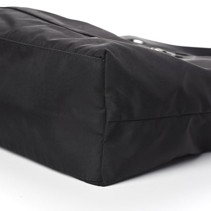 Prada Saffiano Tessuto Nylon Shopping Tote Black 9 of 15