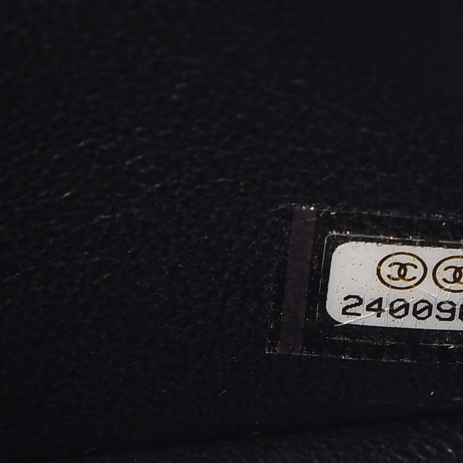 Chanel Crumpled Calfskin Quilted Jumbo Double Flap So Black 8 of 10