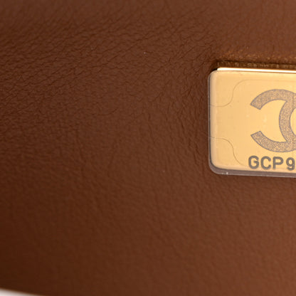 Chanel Suede Calfskin Small Souplissimo Maxi Flap Camel 12 of 21