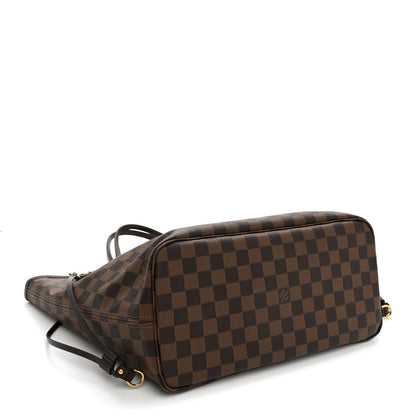Louis Vuitton Damier Ebene Neo Neverfull MM Rose Ballerine 5 of 12