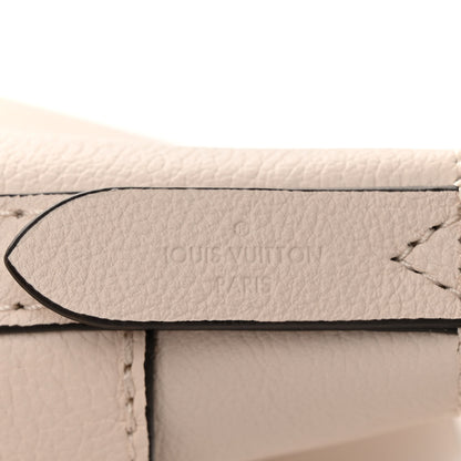 Louis Vuitton Grained Calfskin Lock and Walk Bucket Quartz 6 of 9