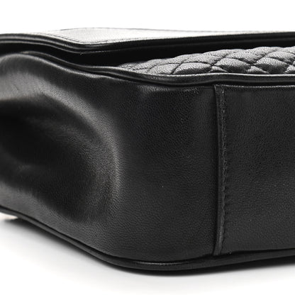 Saint Laurent Lambskin Quilted Victoire Shoulder Bag Black 9 of 13
