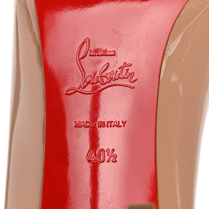 Christian Louboutin Patent Pigalle Plato 120 Pumps 40.5 Nude 6 of 10