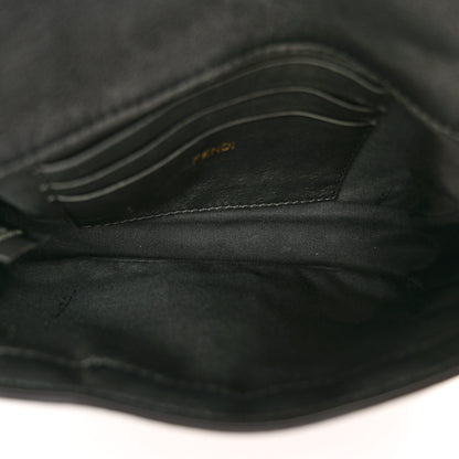 Fendi Nappa FF 1974 Embossed Mini Baguette Black 5 of 10