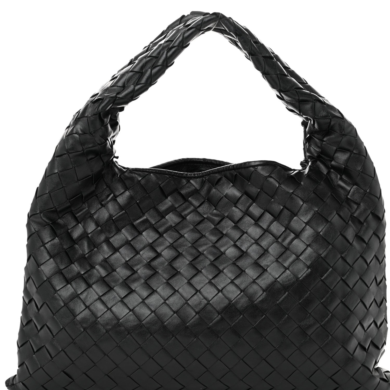 Bottega Veneta Calfskin Intrecciato Small Hop Black 8 of 13