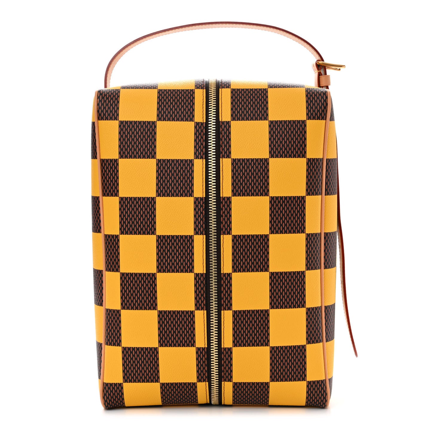 Damier Pop Shoes Bag Yellow