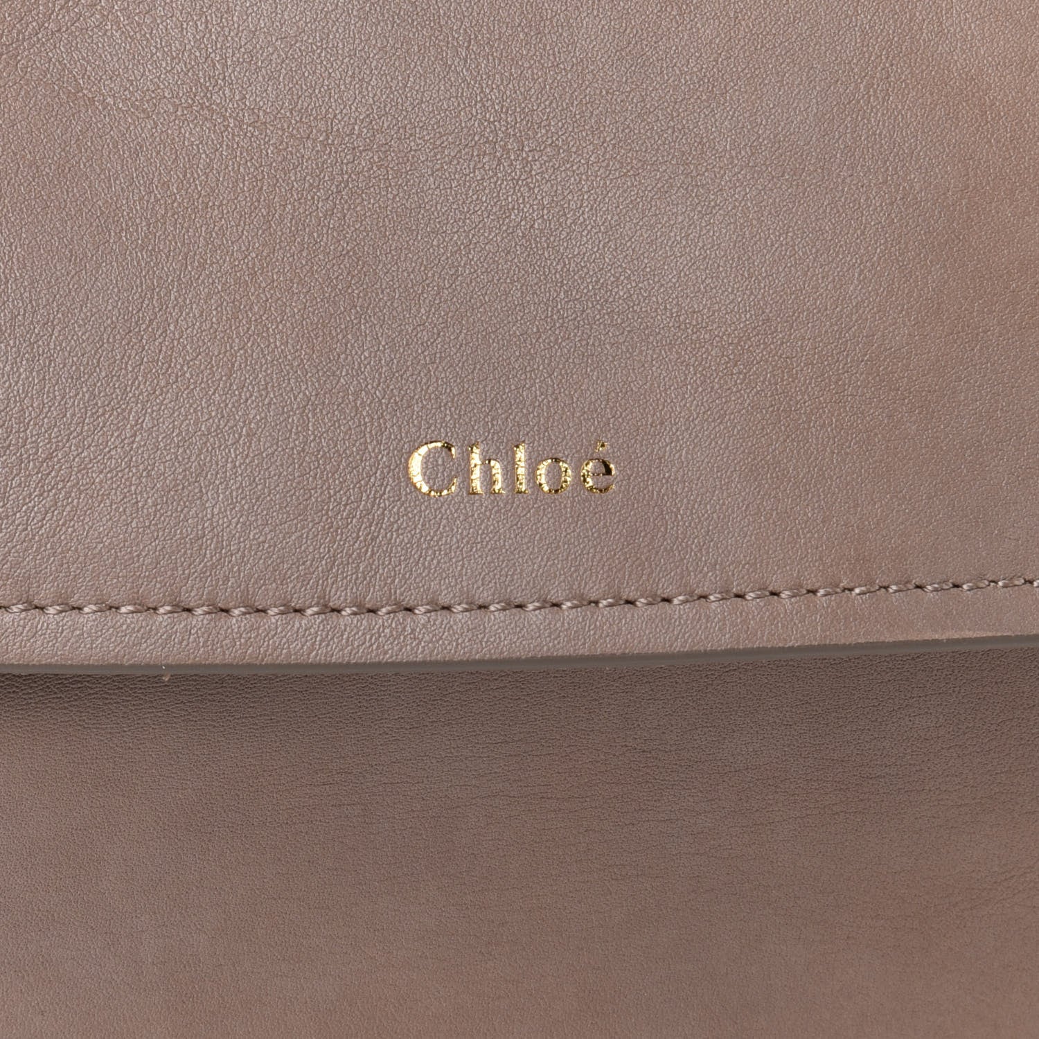 Chloe Grain Calfskin Kiss Hobo Motty Grey 7 of 11