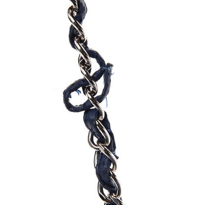 Chanel Lambskin Perforated Jumbo Single Flap Blue 9 of 17