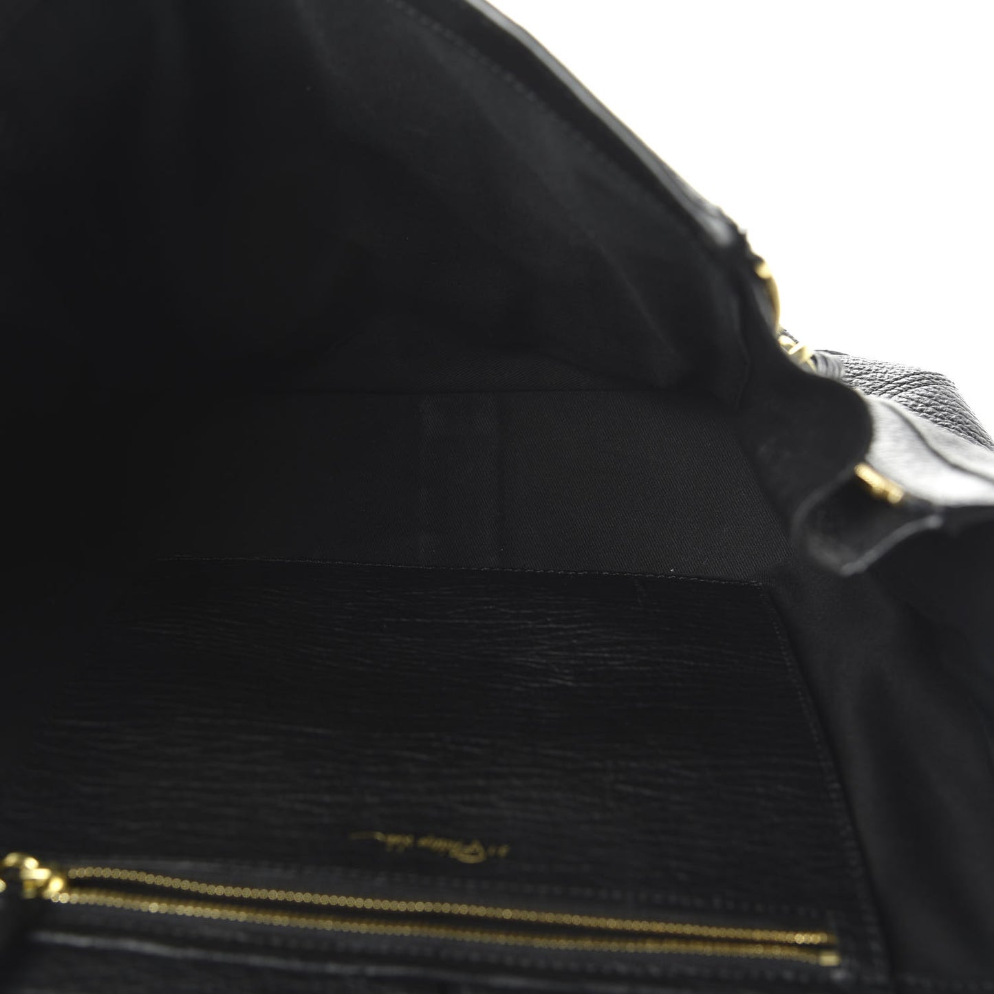 3.1 Textured Calfskin Large Pashli Satchel Black