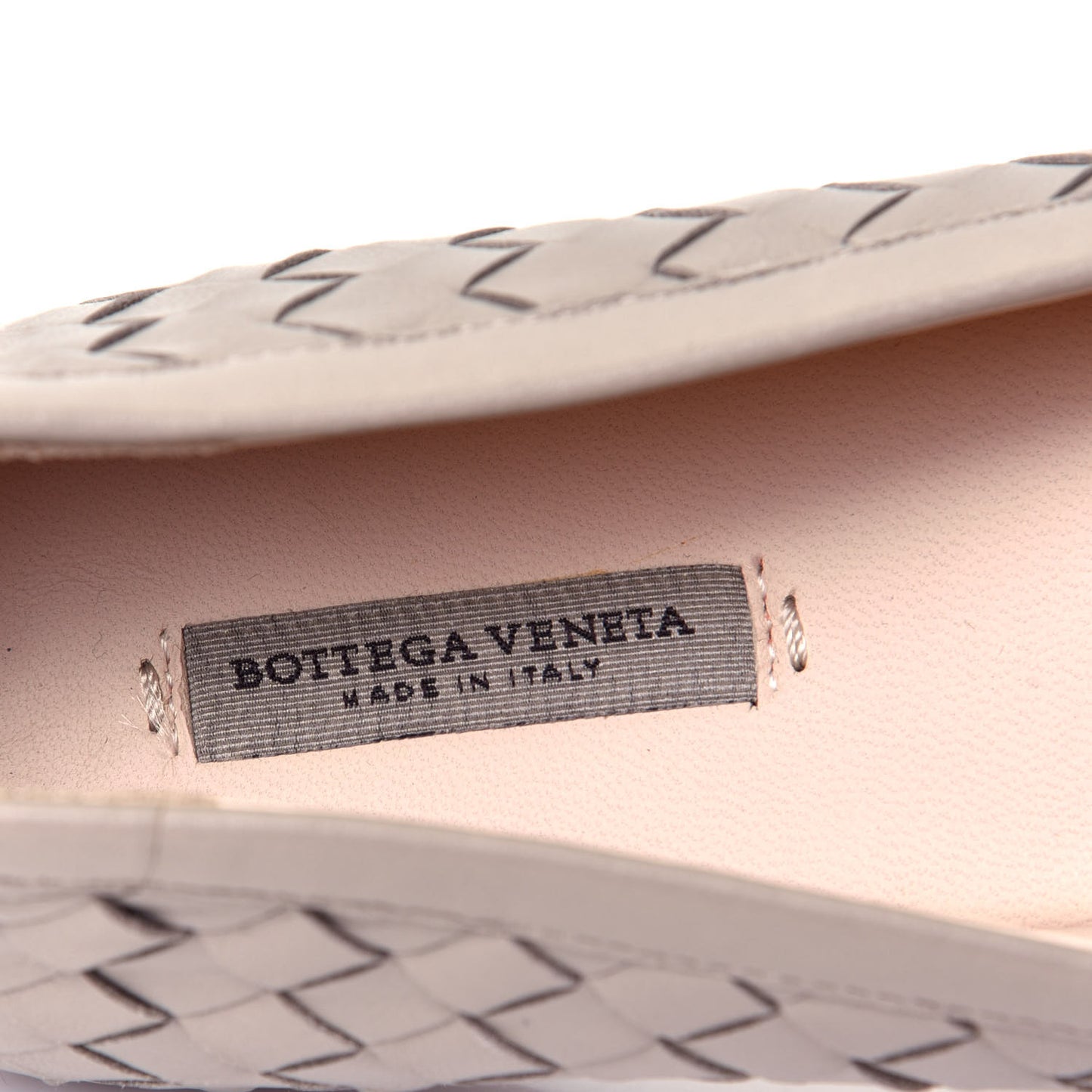 Nappa Intrecciato Flats 36 Sand