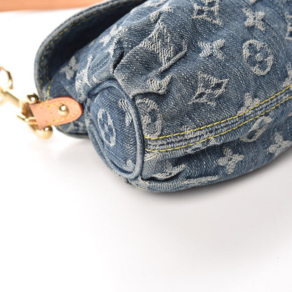 Louis Vuitton Monogram Denim Mini Pleaty Blue 10 of 12