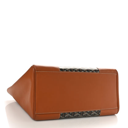 Goyard Goyardine Saigon Tote Black Gold 4 of 9