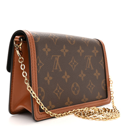 Louis Vuitton Reverse Monogram Dauphine Chain Wallet 3 of 10