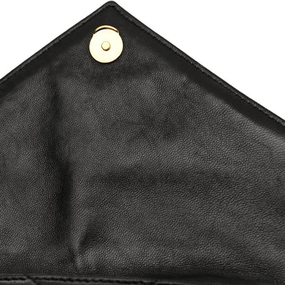 Saint Laurent Lambskin Matelasse Monogram Joe Backpack Black 11 of 11