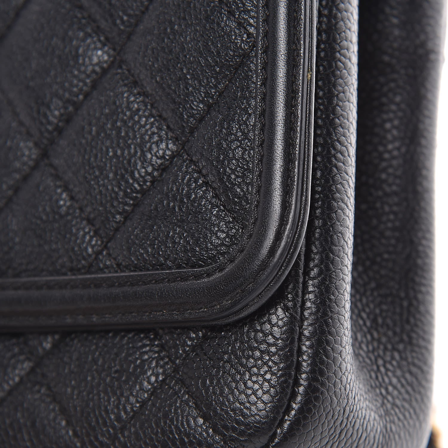 Chanel Caviar Quilted Small CC Filigree Flap Black 10 of 15