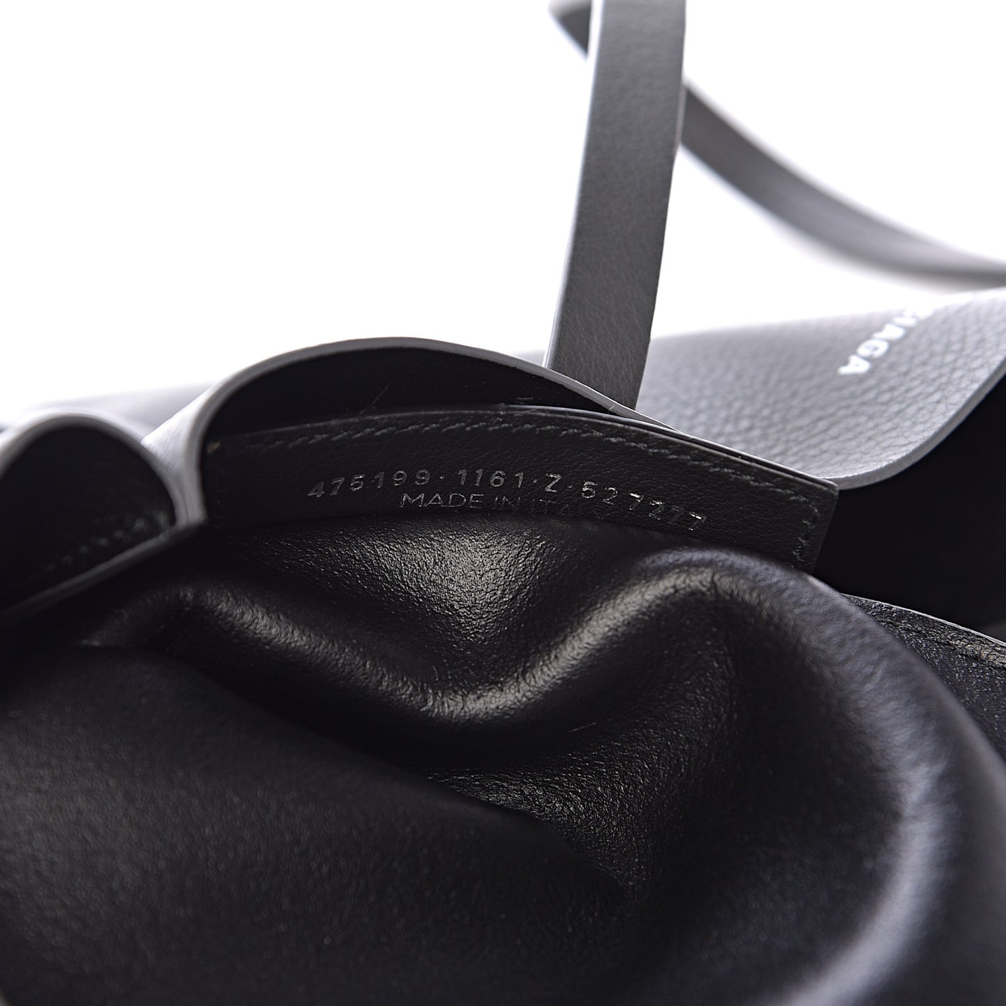 Veau Baltimore Double Sided Small Everyday Tote Gris Fossile Black