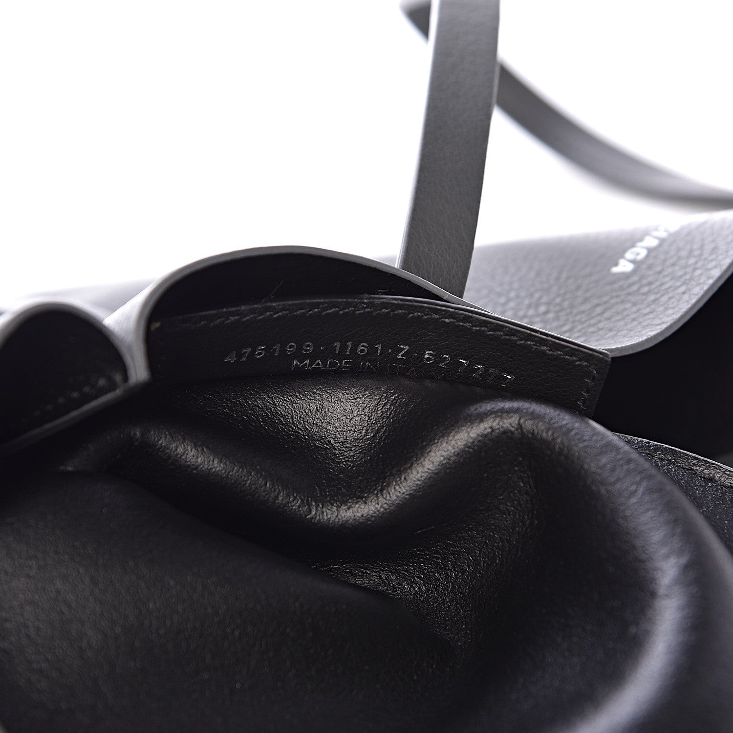 Balenciaga Veau Baltimore Double Sided Small Everyday Tote Gris Fossile Black 8 of 11