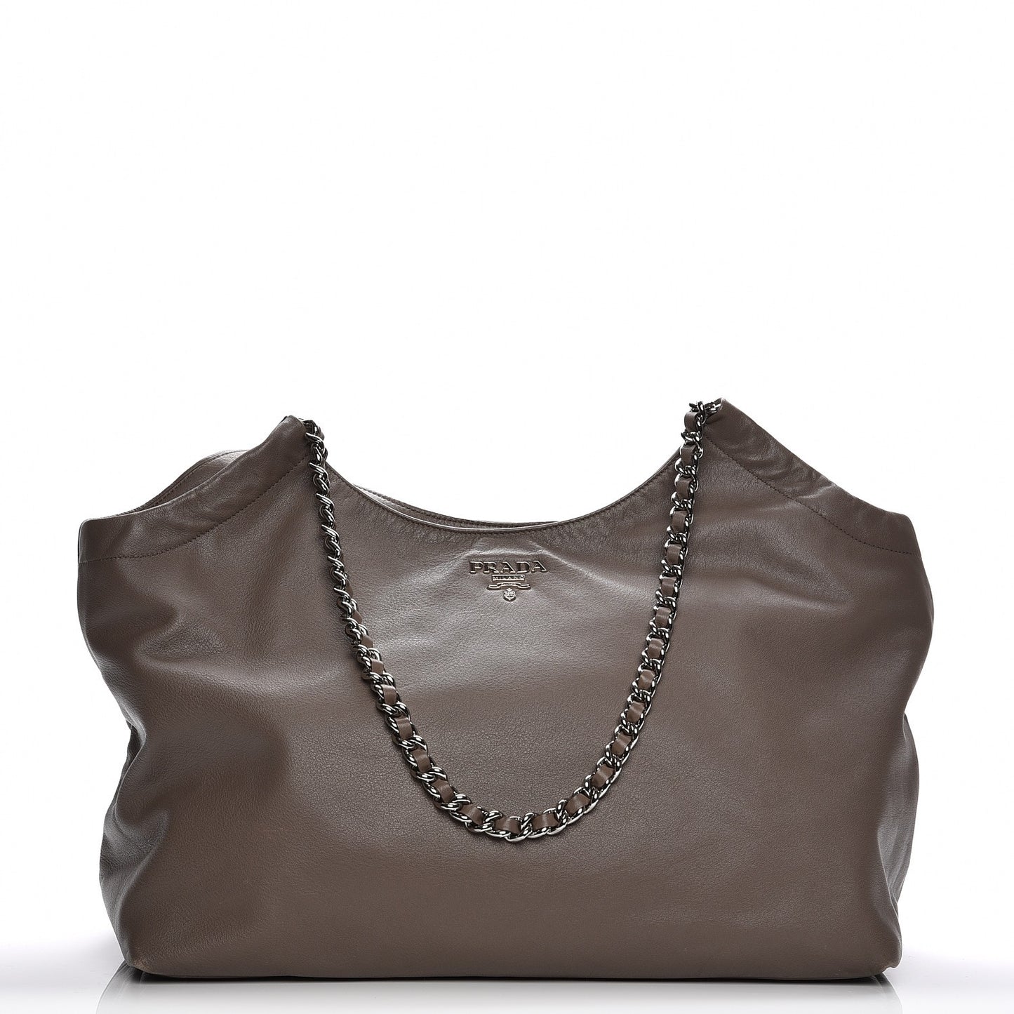 Soft Calf Chain Tote Bambu