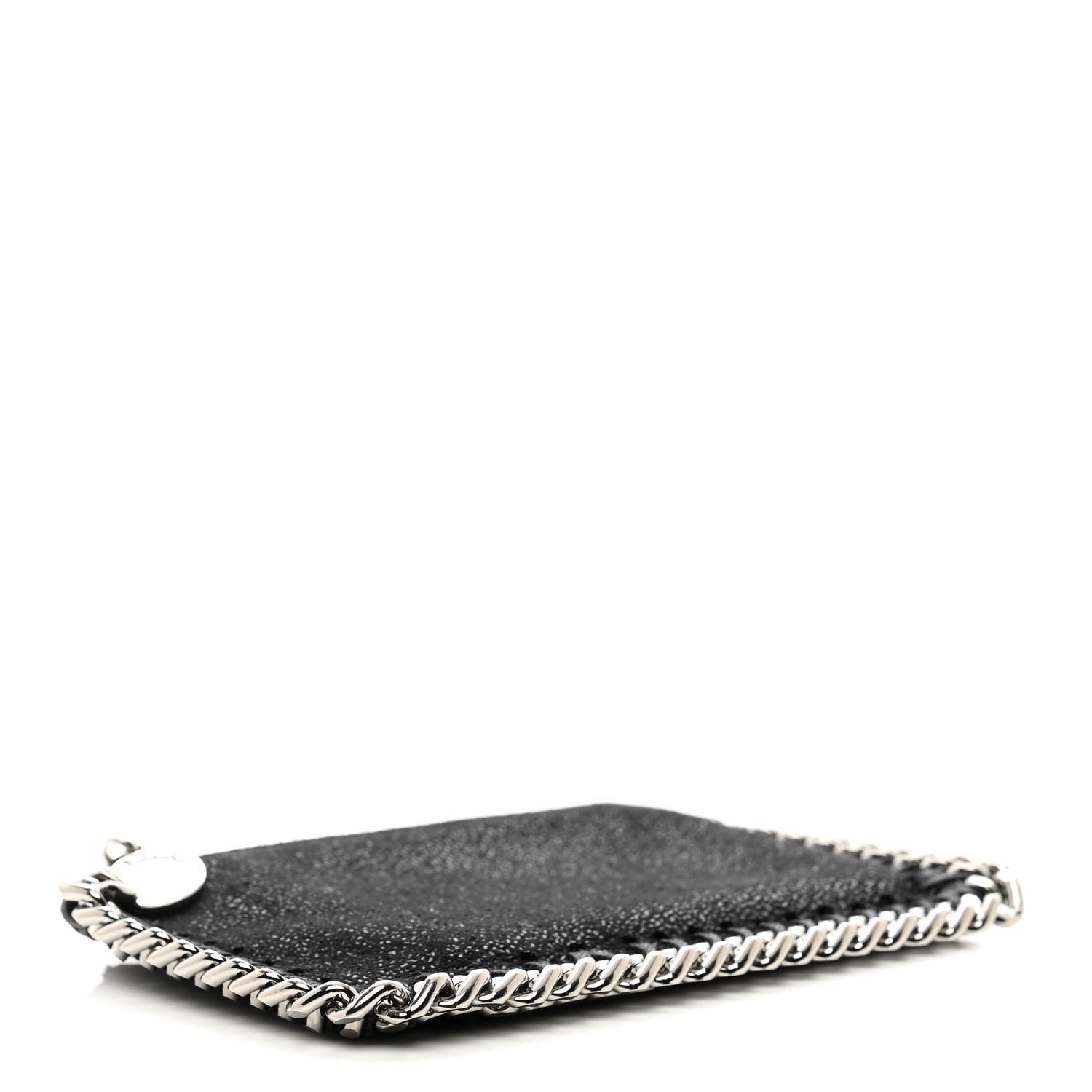 Stella McCartney Shaggy Deer Falabella Zip Card Holder Black 4 of 7