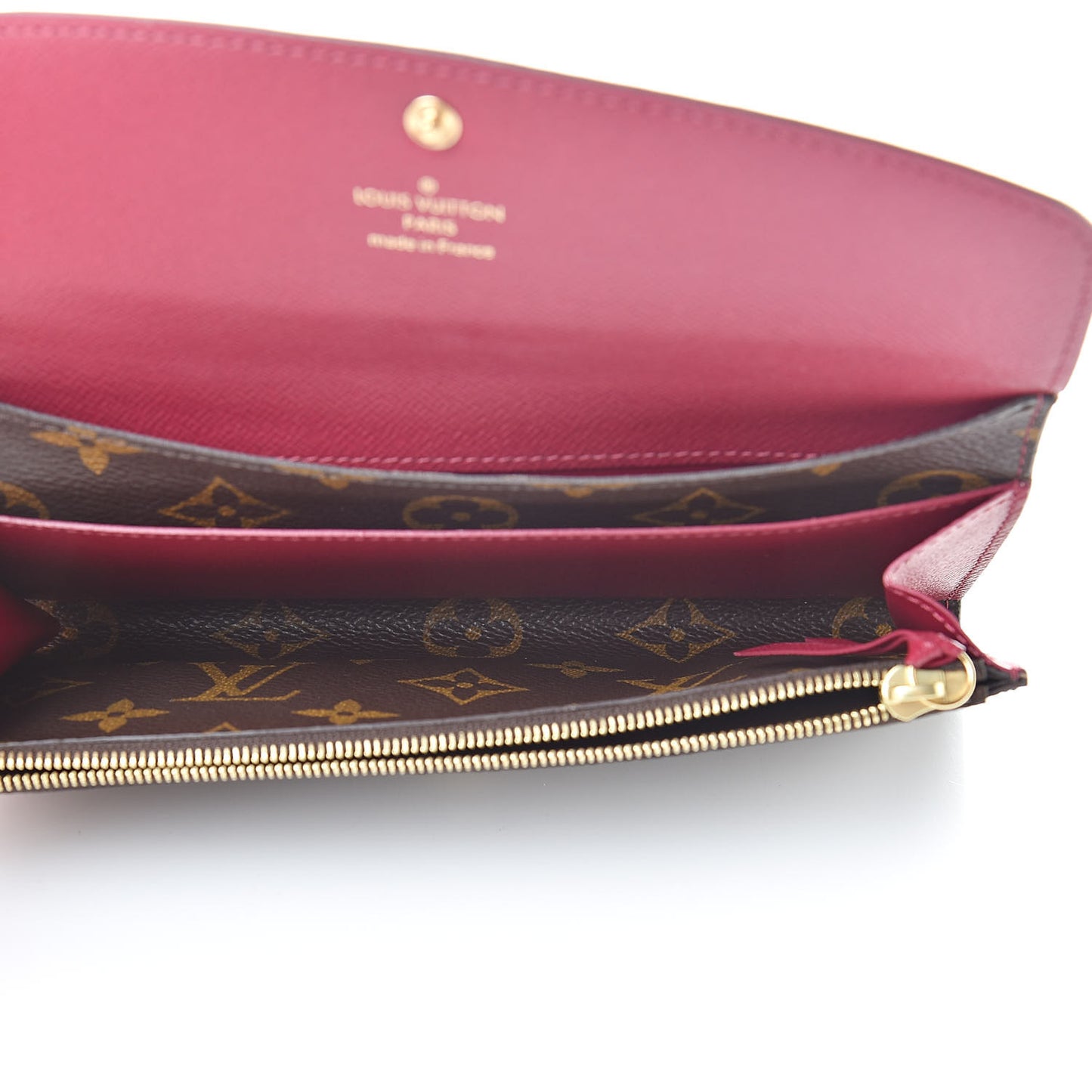 Monogram Emilie Wallet Fuchsia