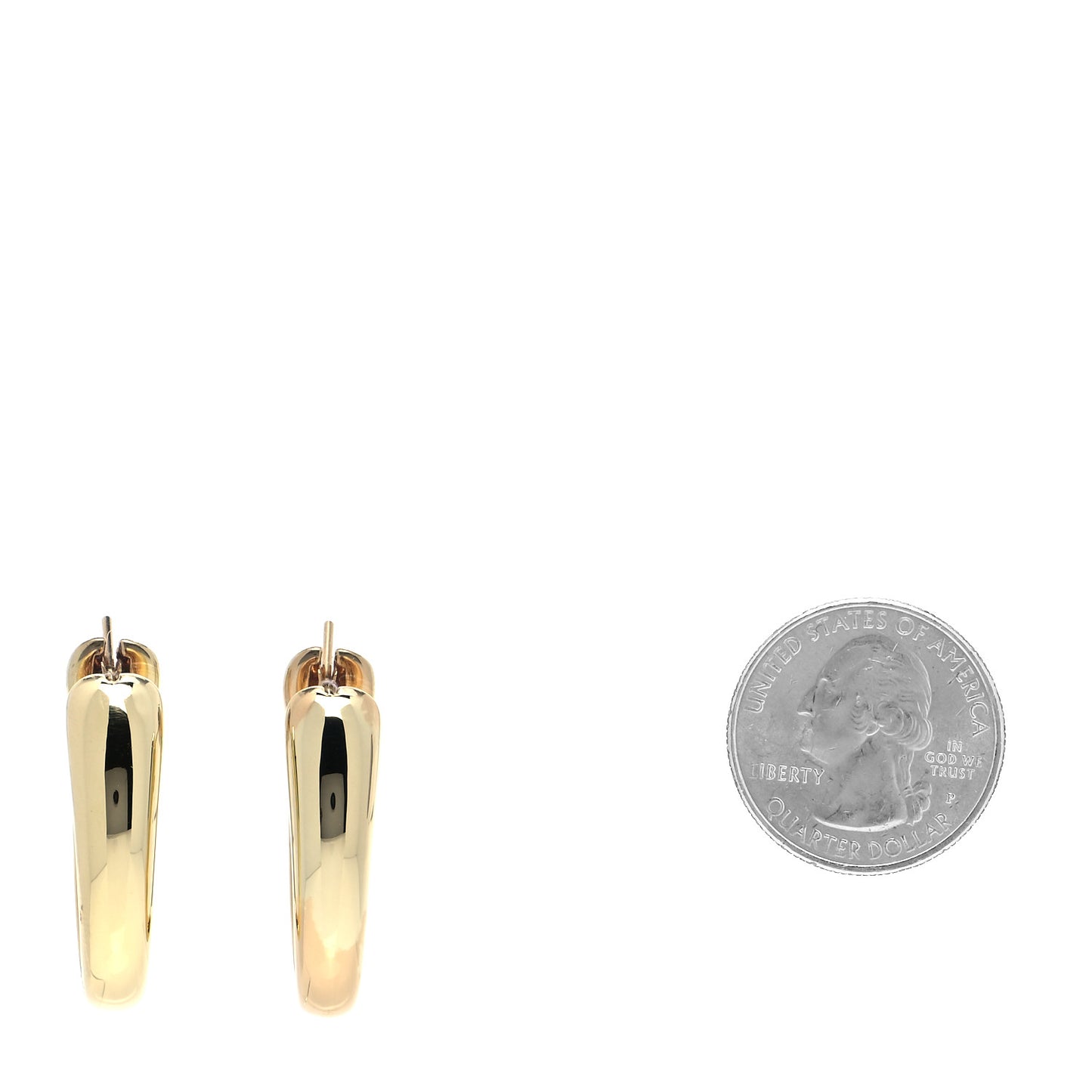 18K Yellow Gold Oro Classic Hoop Earrings