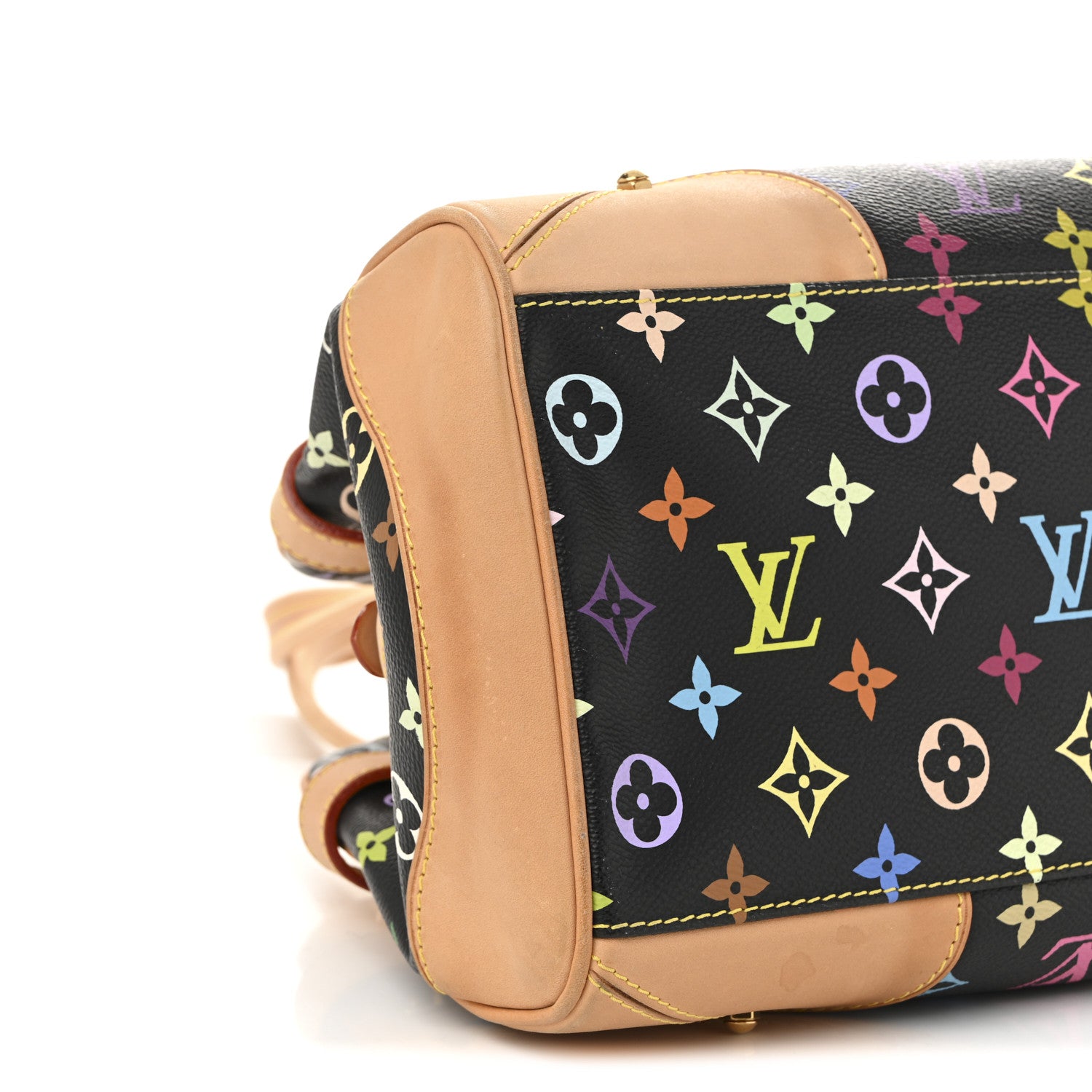 Louis Vuitton Monogram Multicolor Claudia Black 8 of 9