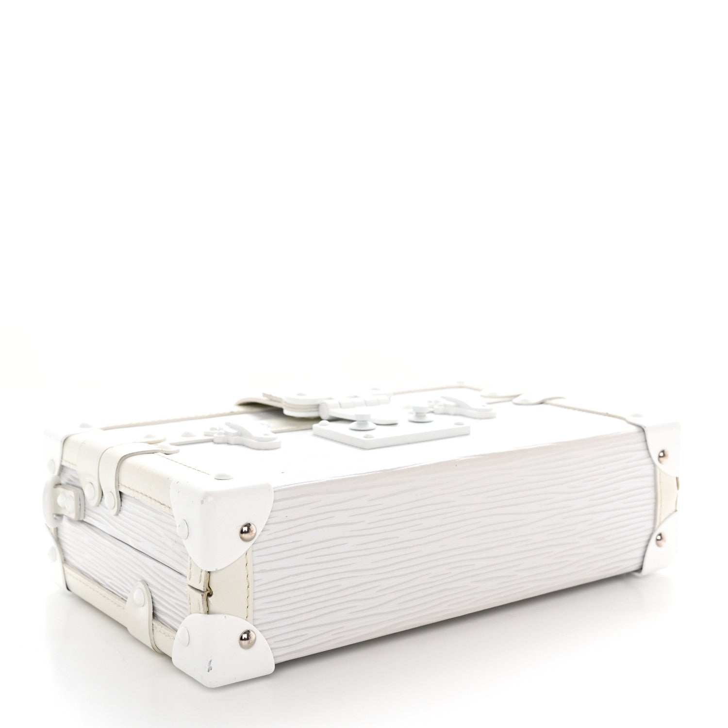 Louis Vuitton Epi Monochrome Petite Malle White 4 of 16