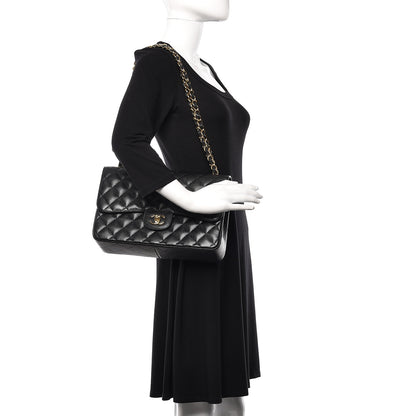 Chanel Caviar Quilted Jumbo Double Flap Black 2 of 14