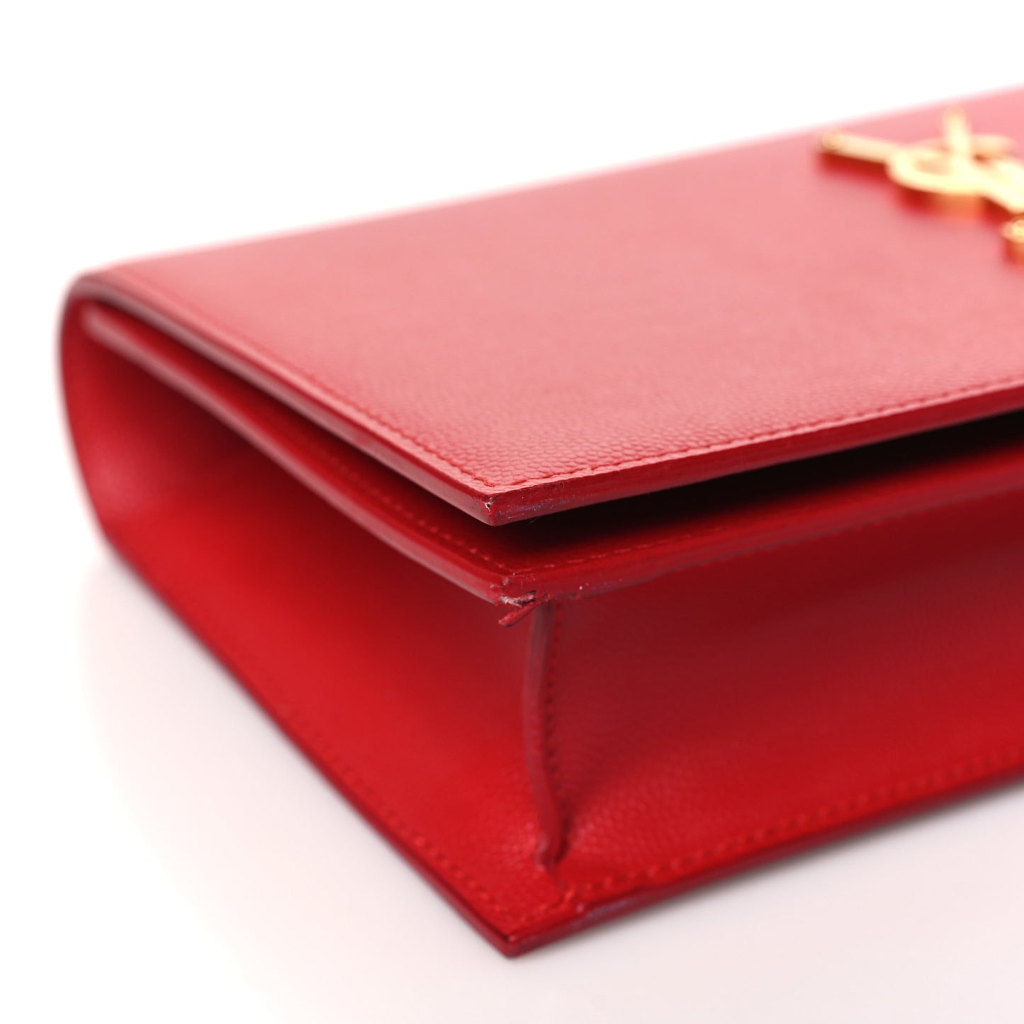 Grain De Poudre Classic Monogram Kate Clutch New Red