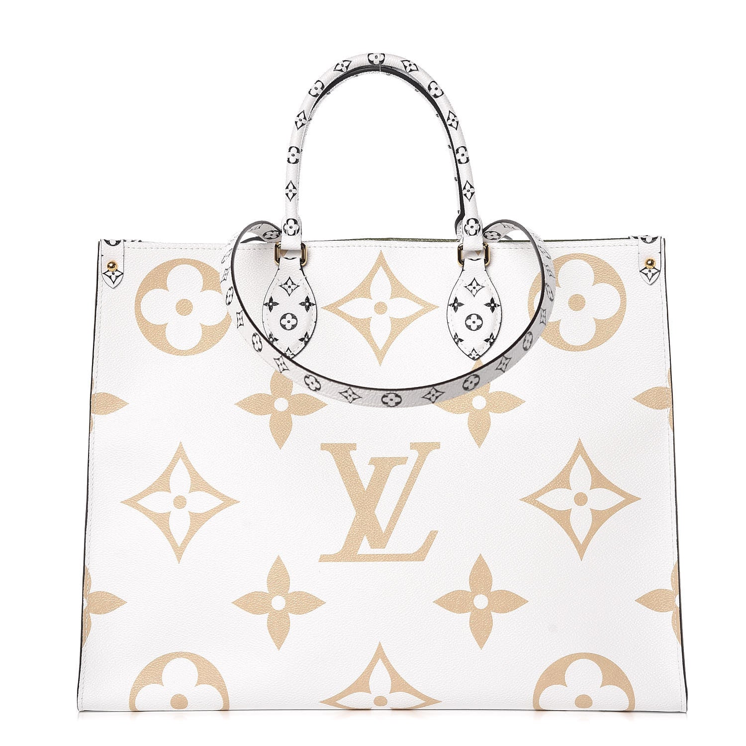 Louis Vuitton Monogram Giant Onthego GM Kaki Beige 1 of 9