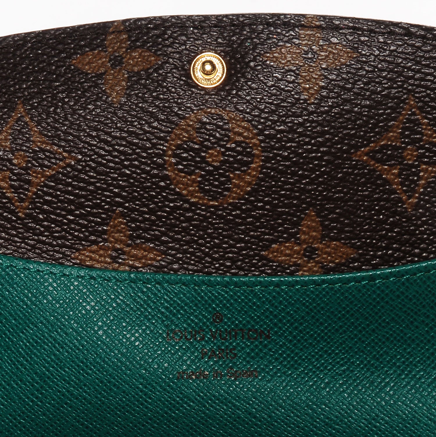 Louis Vuitton Monogram Emilie Wallet Vert 7 of 8