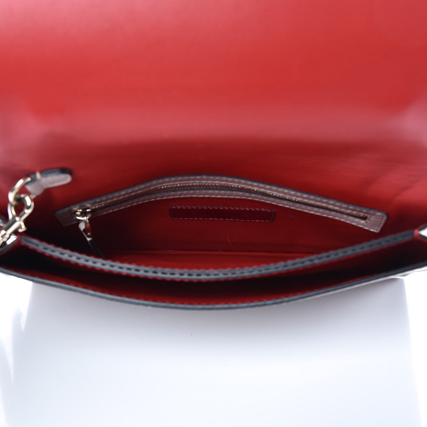 Nappa Rockstud Wristlet Clutch Poudre
