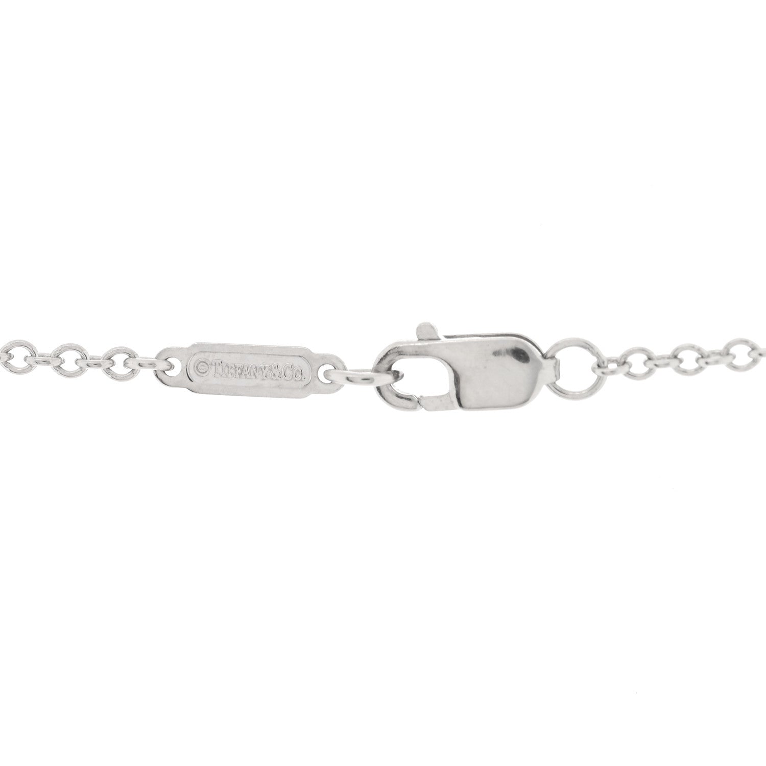 Tiffany Platinum Diamond 1.10ctw Elsa Peretti Chain Necklace 36" 3 of 3