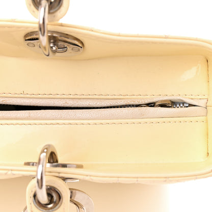 Christian Dior Patent Cannage Large Lady Dior White 11 of 21