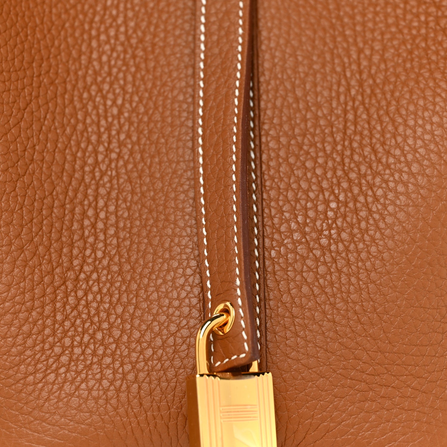 Hermes Taurillon Clemence Picotin Lock 18 PM Gold 6 of 9