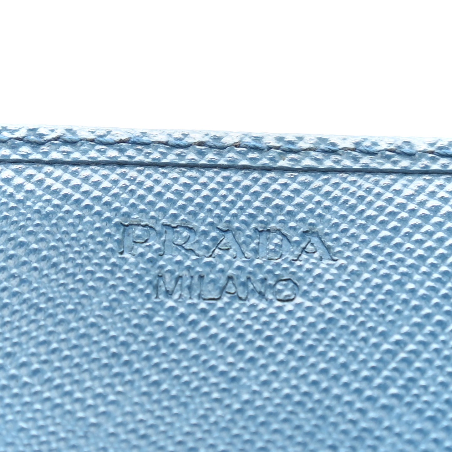 Saffiano Metal Continental Flap Wallet Cobalto