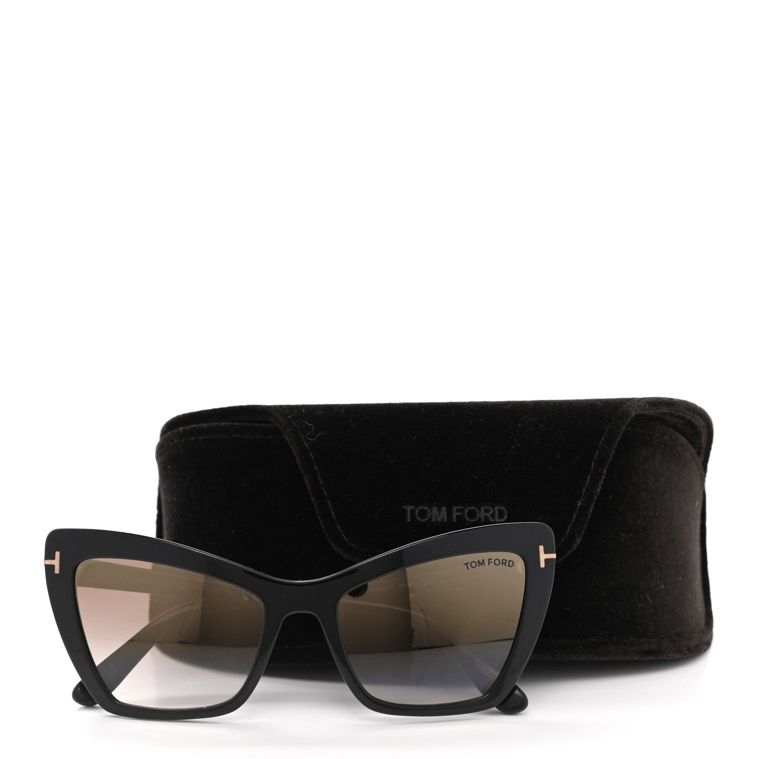 Tom Ford Valesca Cat Eye Sunglasses TF555 Black 9 of 9
