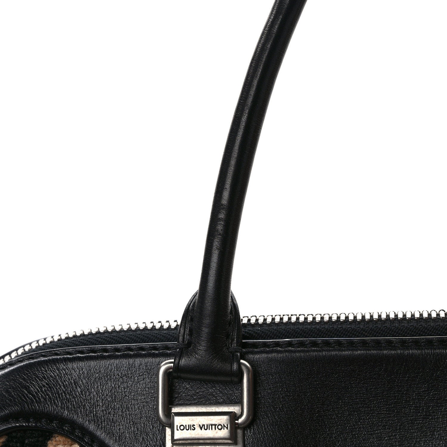 Louis Vuitton Jacquard Velvet Leopard Print Stephen Sprouse North South Bag Black 14 of 14