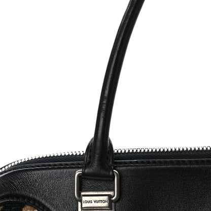 Louis Vuitton Jacquard Velvet Leopard Print Stephen Sprouse North South Bag Black 14 of 14