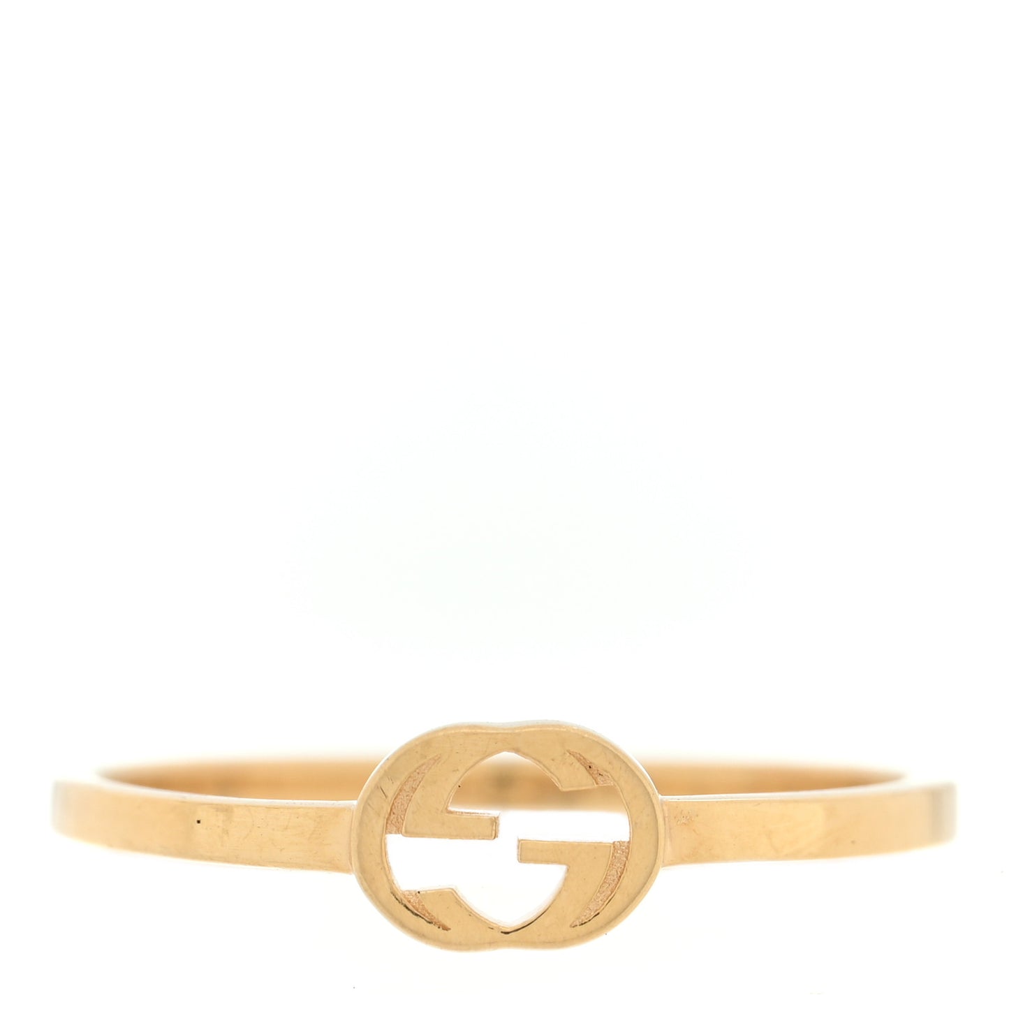 18K Yellow Gold Interlocking G Ring 54 7