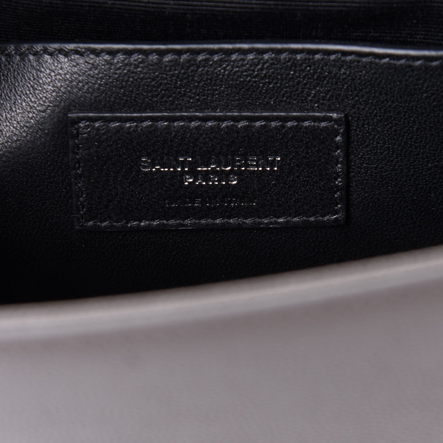 Grain De Poudre Small Monogram Kate Satchel Fog
