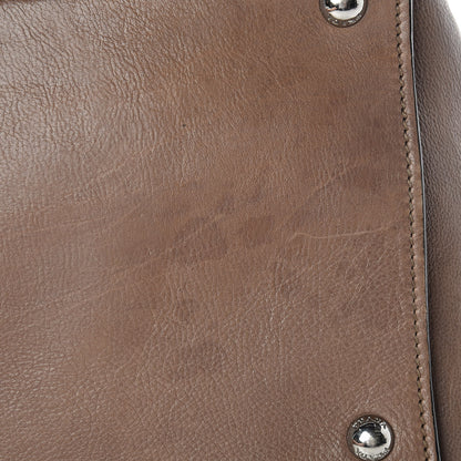 Prada Glace Calf Twin Pocket Tote Bambu 13 of 21