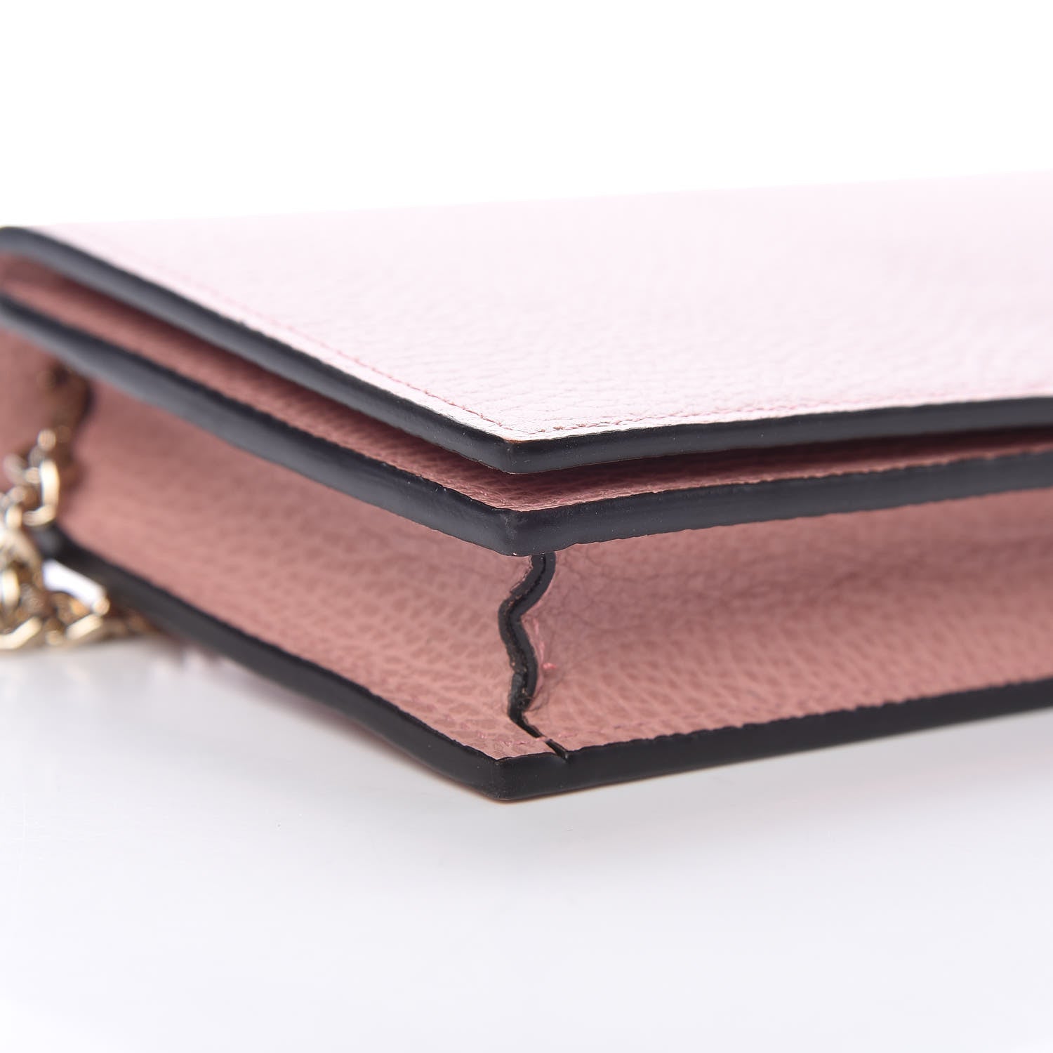 Gucci Dollar Calfskin Medium Betty Chain Wallet Soft Pink 8 of 10
