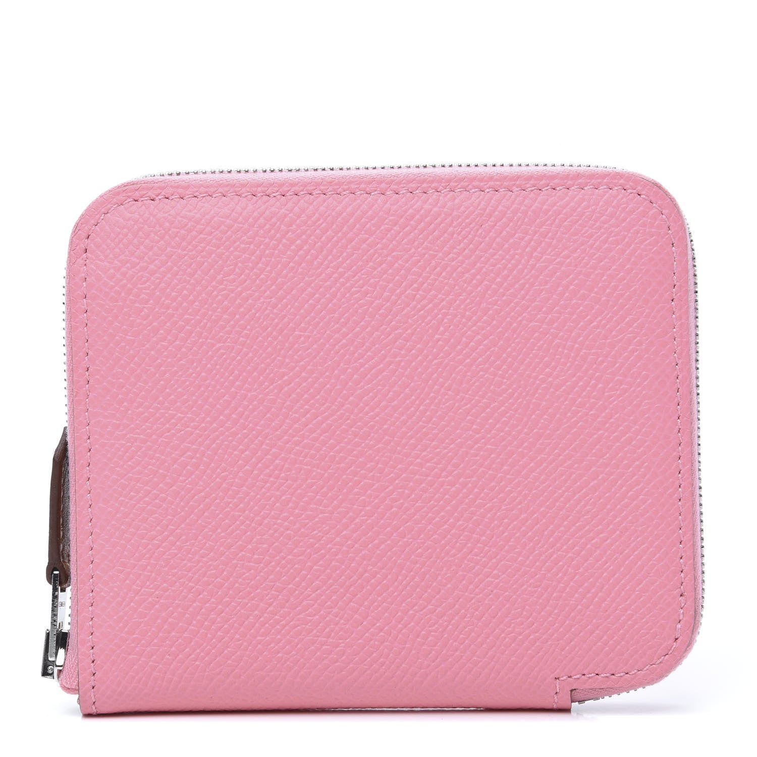 Hermes Epsom Silk'in Compact Wallet Rose Confetti 1 of 8