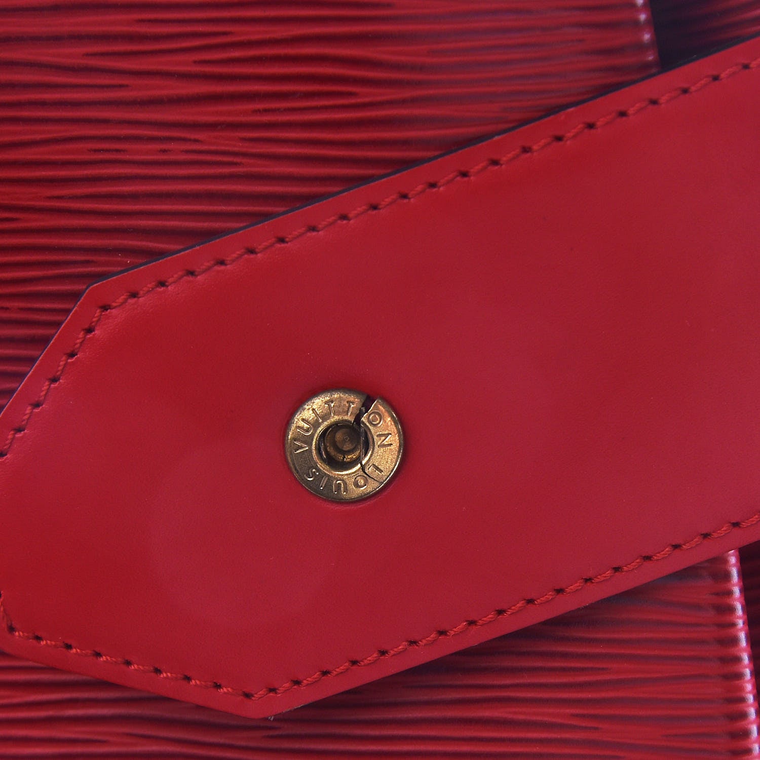 Louis Vuitton Epi Sac D'Epaule Castillan Red 12 of 12