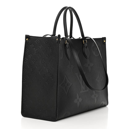 Louis Vuitton Empreinte Monogram Giant Onthego GM Black 3 of 9