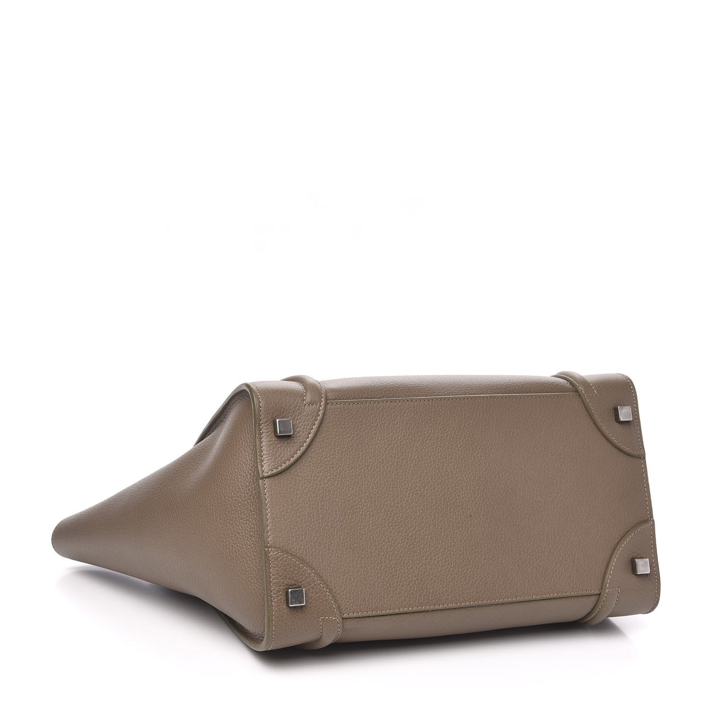 Drummed Calfskin Mini Luggage Dune