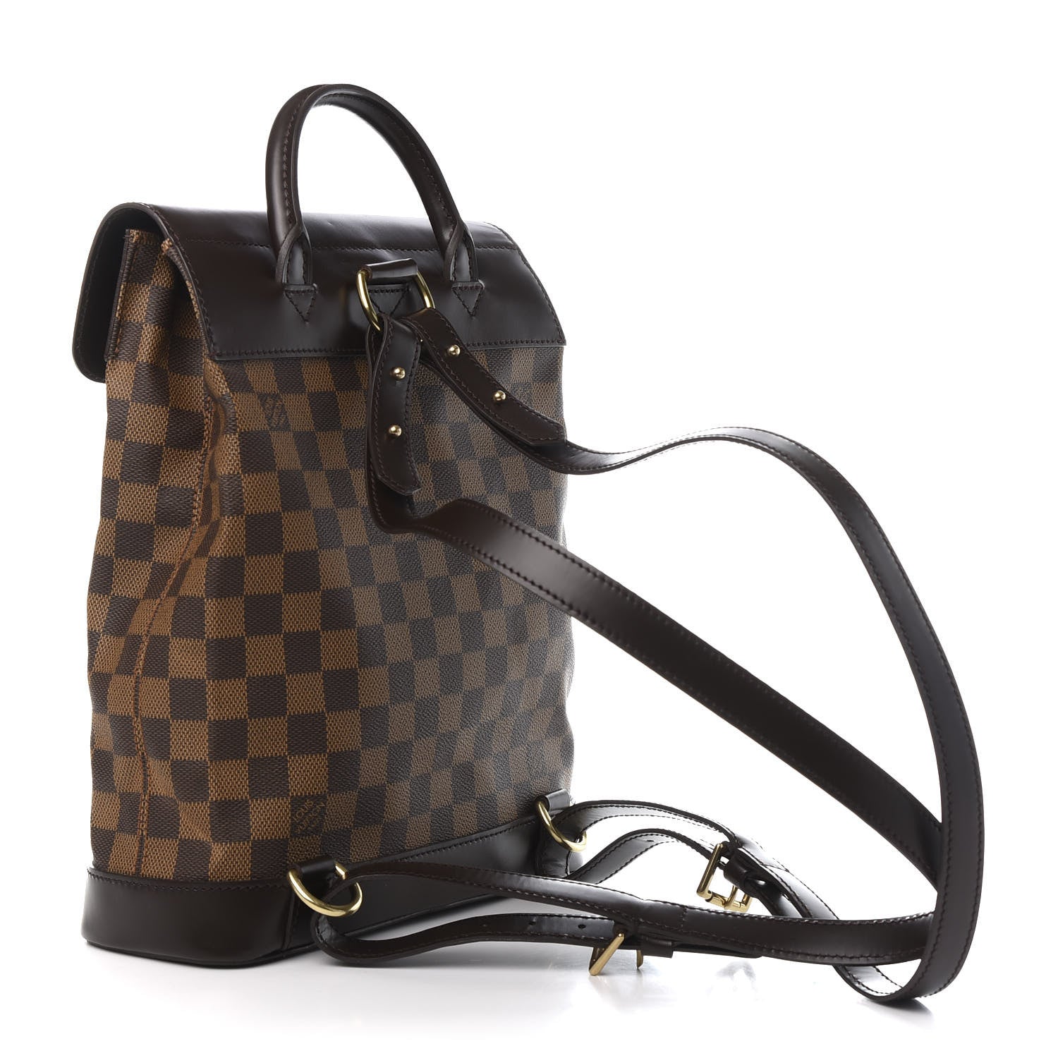 Louis Vuitton Damier Ebene Soho Backpack 2 of 10