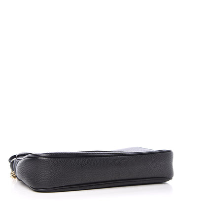 Gucci Pebbled Calfskin Medium Soho Flap Crossbody Black 4 of 7